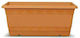 Viosarp Νο512 Ζαρντινιέρα Με Ενσωματωμένο Πιάτο σε χρώμα Πορτοκαλί 40cm