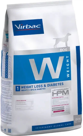 Virbac Weight Loss & Diabetes 3kg Ξηρά Τροφή Διαίτης για Ενήλικους Σκύλους με Κοτόπουλο και Χοιρινό