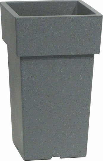 Viomes Linea Саксия Пластмаса Mosaic lava 33x33x60см.