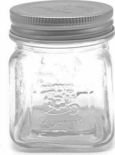 Homestyle General Use Glass Transparent Vase with Lid 500ml