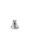 Zaros Crăciun Lumânare Argintiu 7.5cm. 3buc