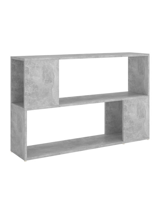 Bookcase Grey 100x24x63cm