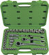 JBM Set de chei tubulare și clichet 1\2" & 1\4" & 3\4" 39buc