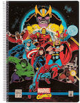 Grupo Erik Avengers Notebook Spiral A4 Square Black