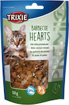 Trixie Premio Barbecue Hearts Snack Treats with Chicken for Adult Cats 50gr 42703