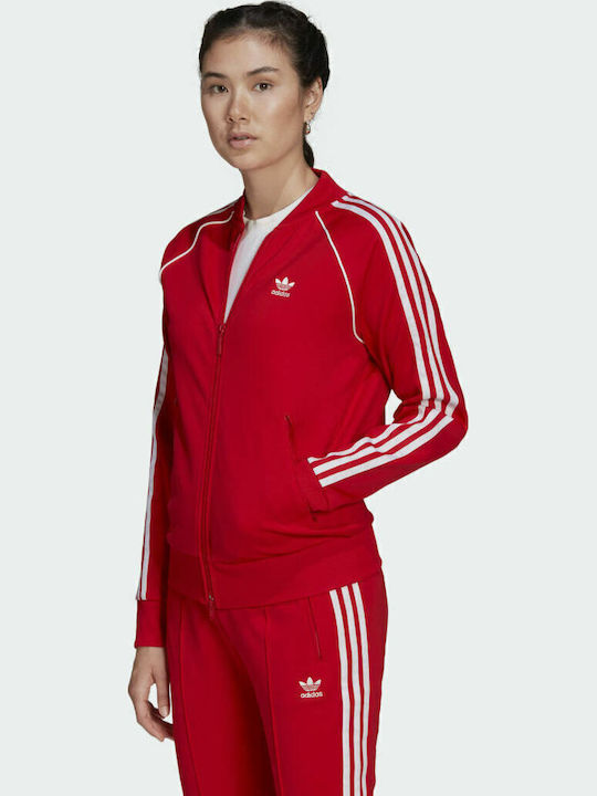 Superstar Κοντό Γυναικείο Bomber Jacket Vivid Red