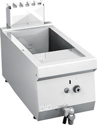 Ata Commercial Natural Gas Fryer 8lt 6.7kW 30x60x28cm