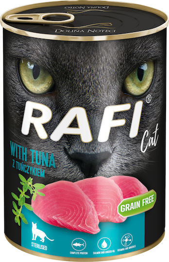 Dolina Noteci Rafi Cat Adult Sterilised Υγρή Τροφή για Ενήλικες Γάτες σε Κονσέρβα με Τόνο χωρίς Σιτηρά 4x400gr
