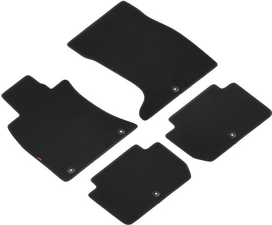 Lampa Set of Front and Rear Mats 4pcs for Kia Stinger 2021 Black