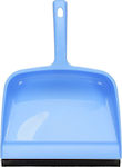 Viomes Plastic Dustpan with Rubber Band Blue