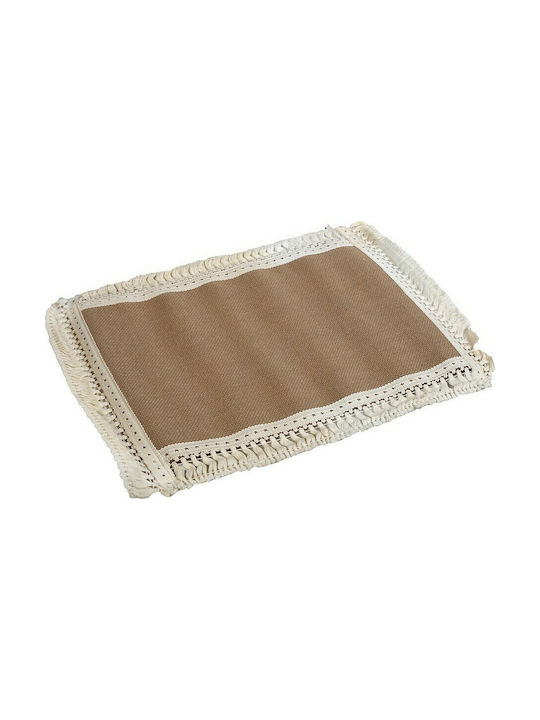 Espiel Fabric Placemats Beige 45x30cm 6pcs