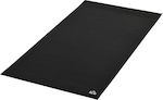 HomCom Boden Bodenbelag für Turnhallengeräte Fitnessstudio Schwarz 180x90x0.6cm 1Stück