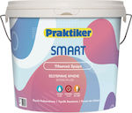 Praktiker Smart Plastic Paint for Interior Use White 3lt