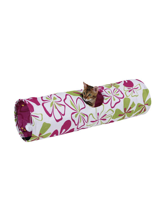 Kerbl Flower Cat Toy Tunnel 25x90cm