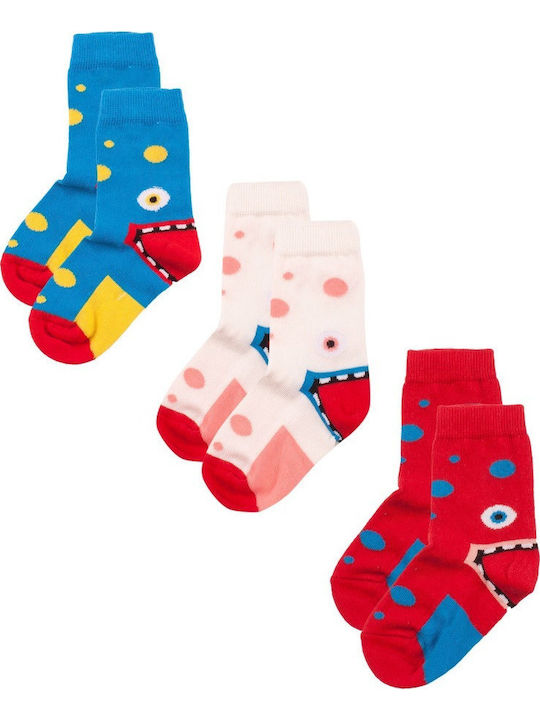 Bi Baby Șosete pentru Copii Înălțime până la genunchi Multicolore 3 Perechi Bi Baby Șosete pentru Copii Înălțime până la genunchi Multicolore 3 Perechi