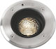 Faro Barcelona Spot Floor Lamp LED 15W with Warm White Light IP67 Silver