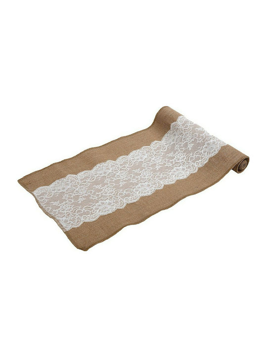 Espiel Cotton & Polyester Lace Tablecloth Runne...