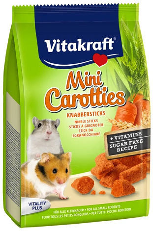 Vitakraft Лекува за Хамстър с Морков Minis Carrotties 50гр 1бр