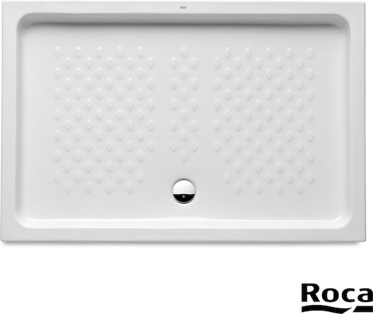 Roca Italia A37477C001 Rechteckig Porzellan Dusche x80cm Weiß