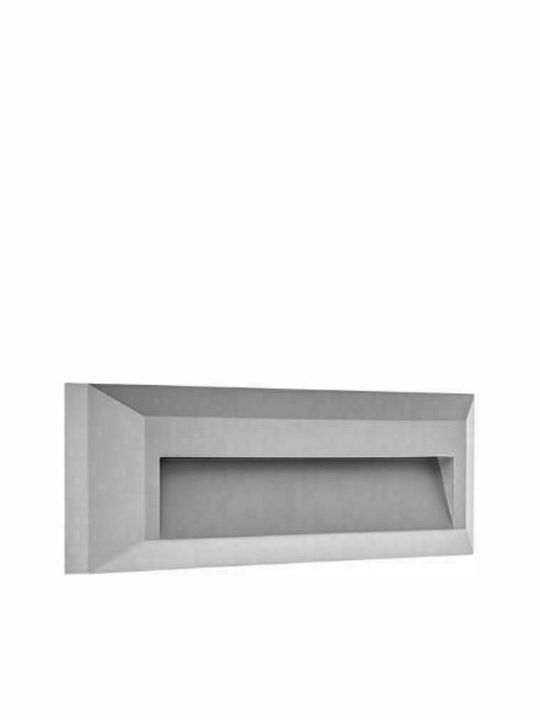 Lineme Wall-Mounted Outdoor Ceiling Light LED IP65 2.5W with Warm White Light 23x8εκ.