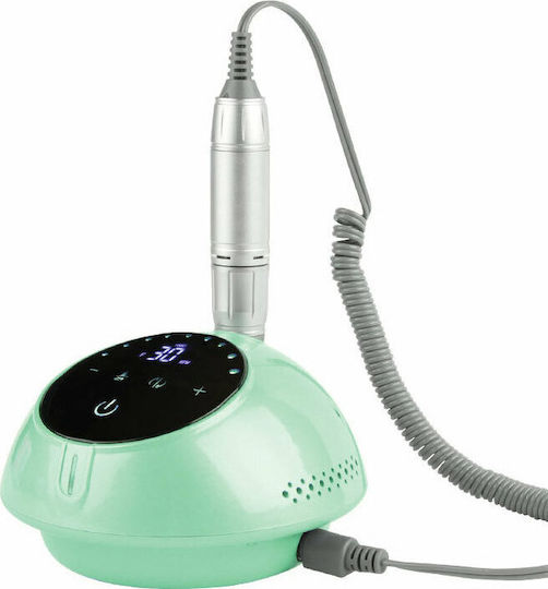 JMD-207 Nail Drill Power 35W Green with Pedal with 30000 Rotations per Minute