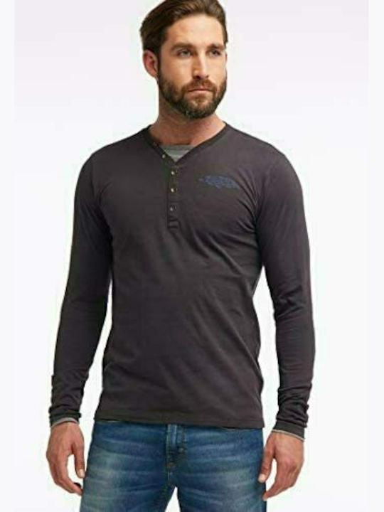 PETROL INDUSTRIES LONG SLEEVE TOP GREY