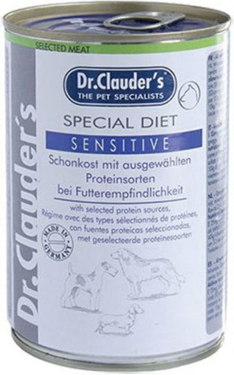Dr.Clauder's Sensitive Special Diet Wet Food Dogs in Cans Diet with Lamb 400gr