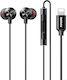 Remax RM-560i In-ear Handsfree με Βύσμα Lightni...