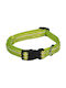 Croci Nylon Soft Reflective Hundehalsband in Grün Farbe 20mm x 35 - 55cm