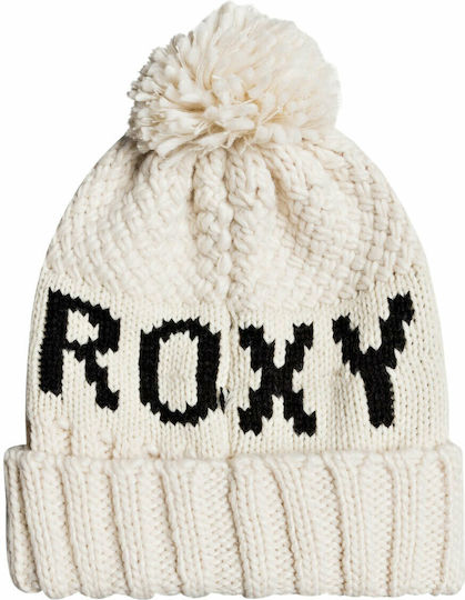 Tonic Pom Pom Beanie Beanie Knitted in White color