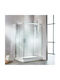 Tema New Line Cabin for Shower with Sliding Door 80x120x180cm Stripes