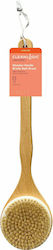 Cleanlogic Body Wooden Handle Bristle Βούρτσα με Ξύλινη Λαβή Μπεζ 1τμχ
