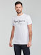 Pepe Jeans Herren T-Shirt Kurzarm Weiß