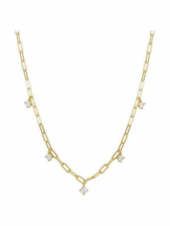 Honor Omano Maya from Gold Plated Silver with Zircon
