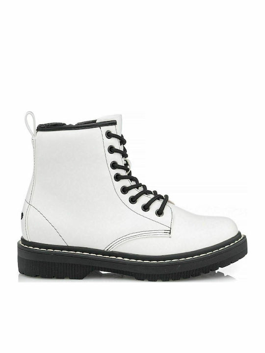 Lelli Kelly Doris White Kinderstiefel mit Schnü...