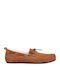 Wildleder Herren Mokassins in Tabac Braun Farbe