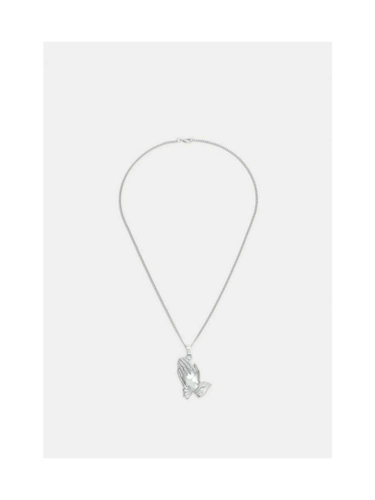 Urban Classics TB4049 Pray Hands Necklace TB404...