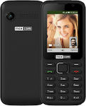 MaxCom MK241 Single SIM (4GB) Mobile Phone with Buttons Black