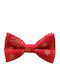 JFashion Kids' Fabric Bow Tie Red
