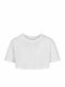 Παιδικό Crop Top Κοντομάνικο Λευκό