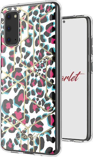 Ghostek Stylish Scarlet Back Cover Silicone Pink Leopard (Galaxy S20)