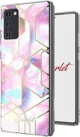 Ghostek Stylish Scarlet Back Cover Silicon Pink Stardust (Galaxy Note 20)