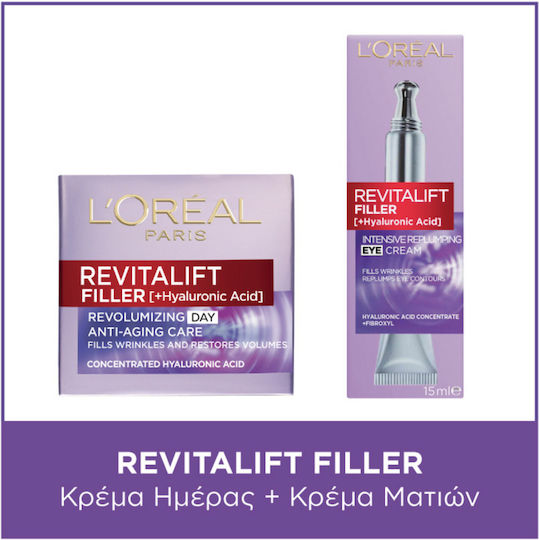 L'Oreal Paris Revitalift Filler Σετ Περιποίησης για Ενυδάτωση & Σύσφιξη