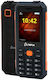 Olympia Active Dual SIM Κινητό με Κουμπιά Black / Orange