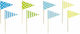 Jabadabado Colorful Flags Toothpicks for Party ...