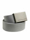 Men's Fabric Webbing Belt Wide Belt Grey