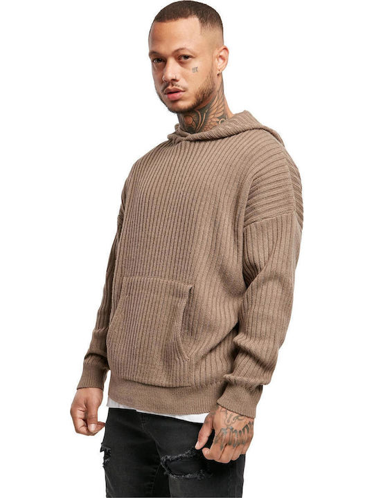 Langarm-Pullover Dark Khaki