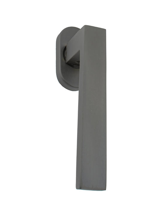 Viobrass Window Handle Anthracite 113mm (Hole Centers 60mm) 20-212