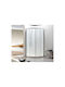 Ally ZYSA-61801 Καμπίνα Ντουζιέρας Ημικυκλική με Συρόμενη Πόρτα 90x90x200cm Clear Glass