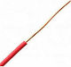 CHaralampidis 0836A Power Cord Type NYA with Cable Properties 1x1mm² in Orange Colour 1m